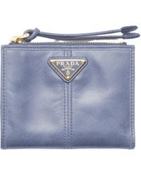 Prada - Small Leather Wallet - Lyst