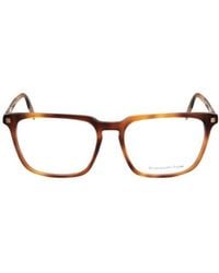 ZEGNA - Square Frame Emblem Detail Flat Mirror - Lyst