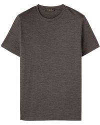Loro Piana - Crew-Neck Wool T-Shirt - Lyst