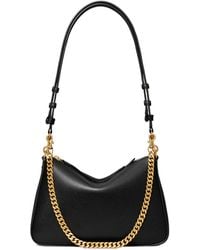 Tory Burch - Perry Zip-Top Leather Shoulder Bag - Lyst