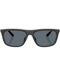 Emporio Armani - Rectangle Frame Sunglasses - Lyst