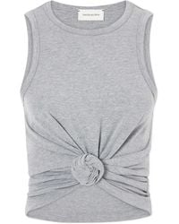 Magda Butrym - Cotton-Stretch Tank Top - Lyst