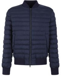 Herno - Quilted Bomber Down Jacket - Lyst