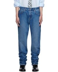 Jean Paul Gaultier - Leather Pocket Jeans - Lyst