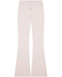 Courreges - Logo-Patch Flared Trousers - Lyst