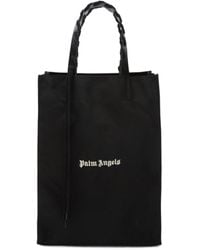 Palm Angels - Logo Printed Lace-Up Detailed Tote Bag - Lyst