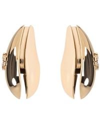 Tory Burch - Small Wave Earrings - Lyst