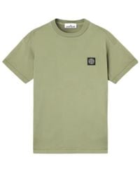 Stone Island - Logo Patch Crewneck T-Shirt - Lyst