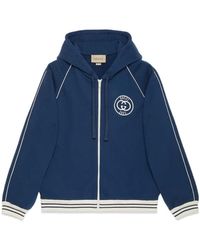 Gucci - Cotton Jersey Sweatshirt With Patch - Lyst