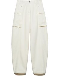 MAX&Co. - Barrel-Leg Cargo Trousers - Lyst