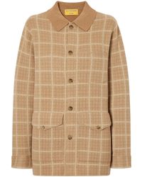 Guest In Residence - Checked Wool And Cashmere-Blend Jacket - Lyst