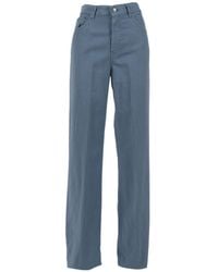 Dondup - High Waist Wide Leg Jeans - Lyst