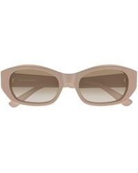 Balenciaga - Eyewear Oval Frame Sunglasses - Lyst