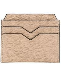 Valextra - V-Shaped Lacquered Edge Cardholder - Lyst