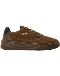 BOSS - Solid Color Low-Top Trainers - Lyst