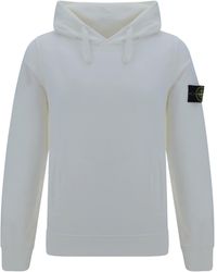 Stone Island - Compass Patch Drawstring Hoodie - Lyst