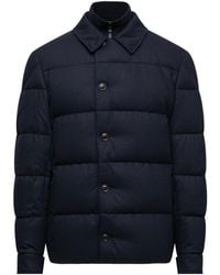 Moncler - Pres Cashmere Blend Down Shirt Jacket - Lyst