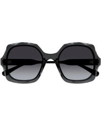Chloé - Chloé Eyewear Oversized Square-Frame Sunglasses - Lyst