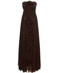 Blumarine - Tube Top Sleeveless Dress - Lyst