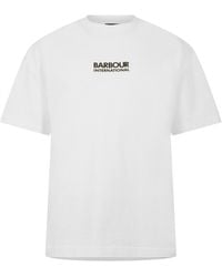 Barbour - Oversized Collins T-Shirt - Lyst
