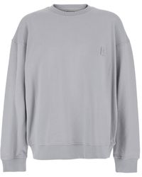 WOOYOUNGMI - Floral Motif Crewneck Sweater - Lyst