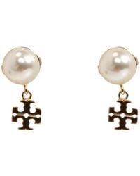 Tory Burch - Small Moondance Stud Earrings - Lyst