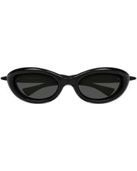 Bottega Veneta - Eyewear Sardine Oval Sunglasses - Lyst