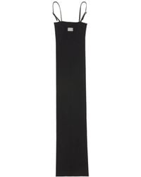 Acne Studios - Logo Plaque Sleeveless Dress - Lyst