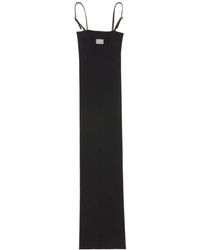 Acne Studios - Logo Plaque Sleeveless Dress - Lyst