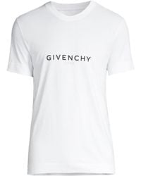 Givenchy - Logo Printed Crewneck T-Shirt - Lyst