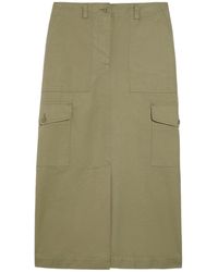 Weekend by Maxmara - Slit-Detailed Cargo Skirt - Lyst