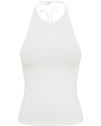 Marine Serre - Logo Halter Top - Lyst