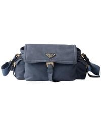 Prada - Explore Medium Nappa Leather Shoulder Bag With Flap - Lyst