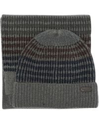 Barbour - Branton Beanie And Scarf Gift Set - Lyst