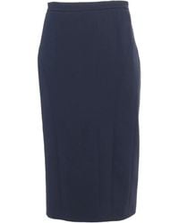 Max Mara - Studio Skipper High Waist Midi Skirt - Lyst