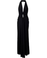 Christopher Esber - Embellished Ruched Jersey Maxi Dress - Lyst