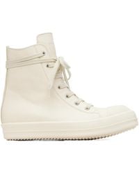 Rick Owens - Lace-Up High-Top Casual Sneakers - Lyst
