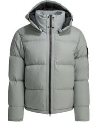 Stone Island - Hooded Quilted Down Jacket - Lyst