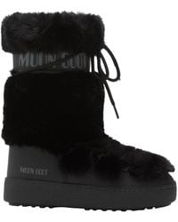 Moon Boot - Ltrack Faux-Fur High Boots - Lyst