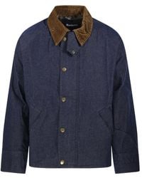 Barbour - Transport Denim Casual Jacket - Lyst
