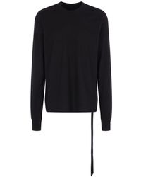 Rick Owens - Tape Detailed Jersey T-Shirt - Lyst
