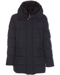 Moorer - Davide-Stp Padded Hooded Drawstring Jacket - Lyst