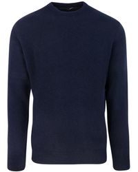 Barbour - Checked-Panel Crewneck Jumper - Lyst