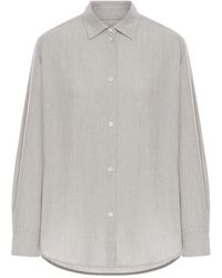 TOTEME - Totême Relaxed Wool Shirt - Lyst