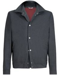 Brunello Cucinelli - Snap-Front Short Coat - Lyst