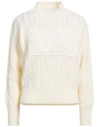 Max Mara - Minimalist Solid Cable Knit Top - Lyst