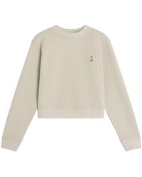 Maison Kitsuné - Maison Kitsuné Lady Fox Cropped Sweatshirt - Lyst
