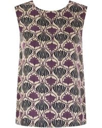 Max Mara - Patterned Blouse - Lyst