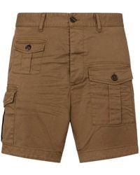 DSquared² - Button-Fastening Cargo Shorts - Lyst