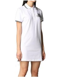 Moschino - Polo Collar Short-Sleeved Dress - Lyst